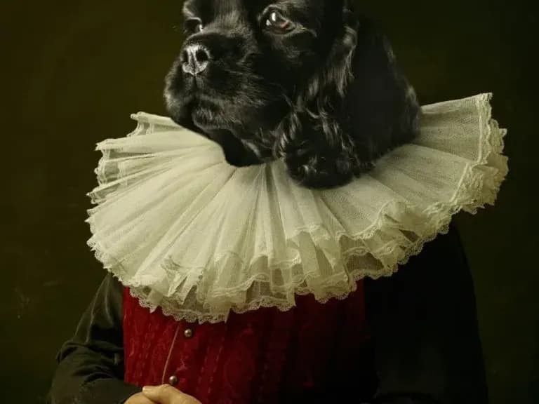 КАРТИНА НА СТЕКЛЕ ROYALTY DOG 120X80СМ