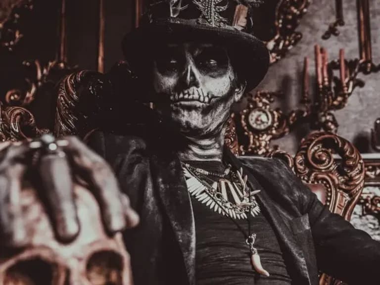 КАРТИНА НА СТЕКЛЕ SKULL MAN 80X120СМ