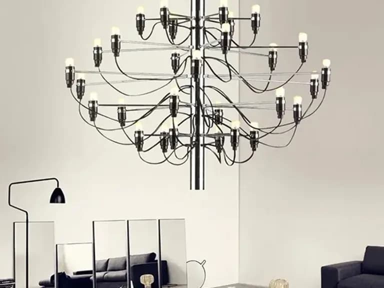 ЛЮСТРА CHANDILIER SILVER D80/H60