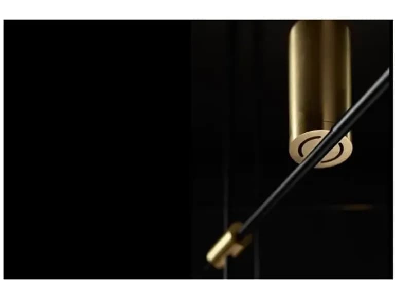 ЛЮСТРА LED BLACK/GOLD L137 9P 6