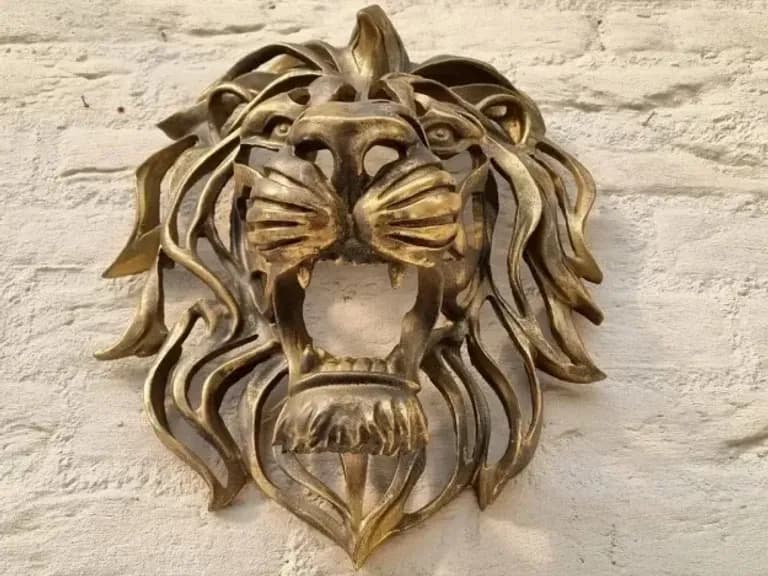 НАСТЕННЫЙ ДЕКОР LION HEAD H30CM 2