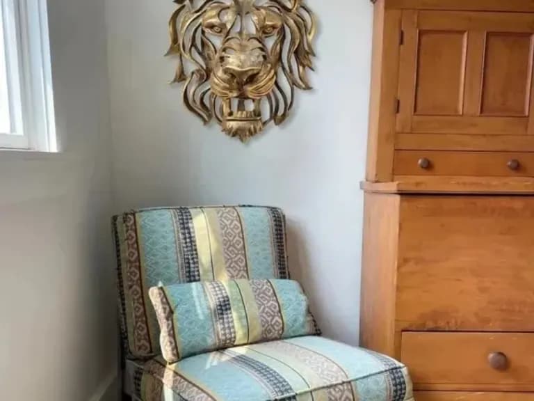 НАСТЕННЫЙ ДЕКОР LION HEAD H30CM 4