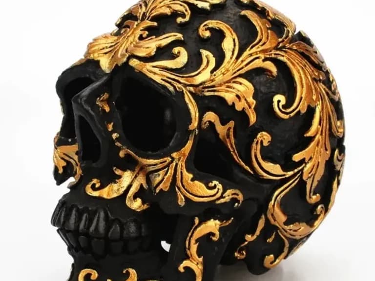 СТАТУЭТКА CARVING SKULL