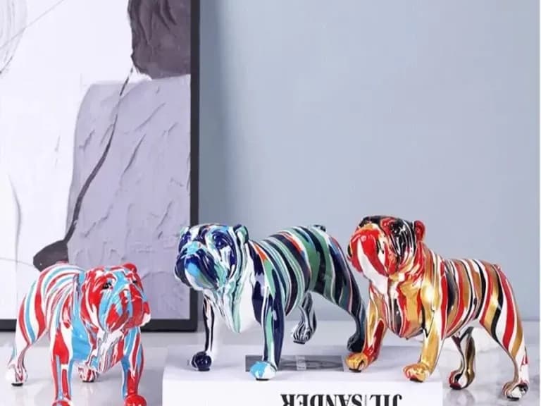 СТАТУЭТКА GRAFFITI ENGLISH BULLDOG H16CM 2