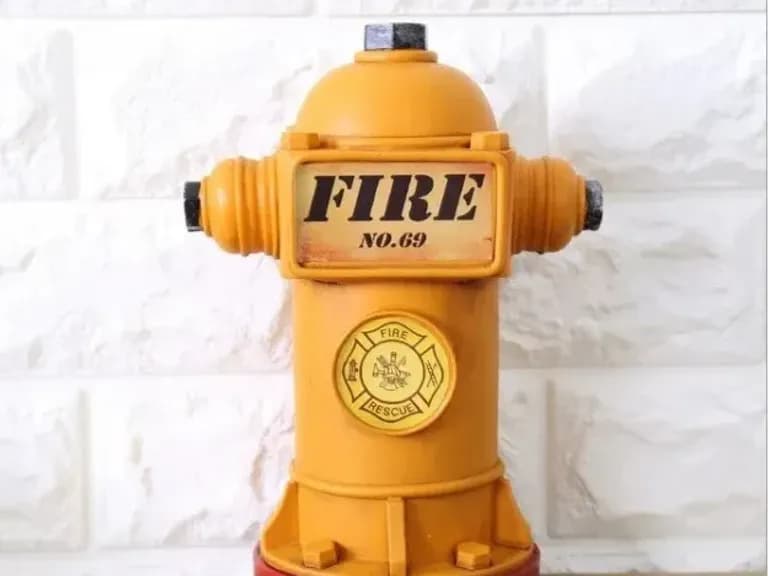 СТАТУЭТКА КОПИЛКА FIRE HYDRANT YELLOW