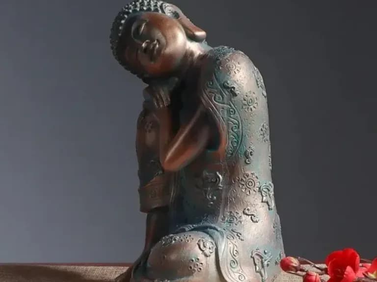 СТАТУЭТКА SLEEPING BUDDHA 22CM 3